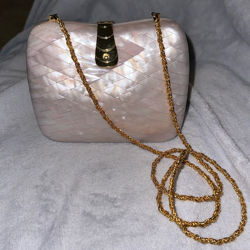 Lisette | Rare Vintage Mother of Pearl Evening bag